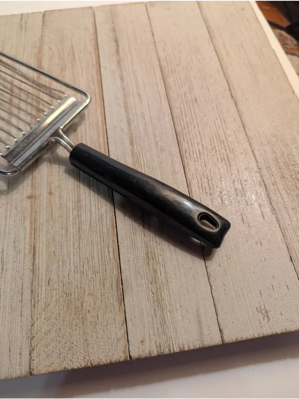 Vintage #2 Ekco Miracle Tomato Slicer Kitchen Gadget Black Handle